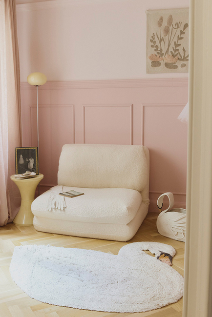 Lorena Canals  Pestävä Eläinmatto Joutsen 120x100