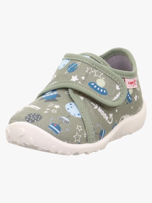 Superfit Spotty Sisäkengät, Light Green/Multicoloured