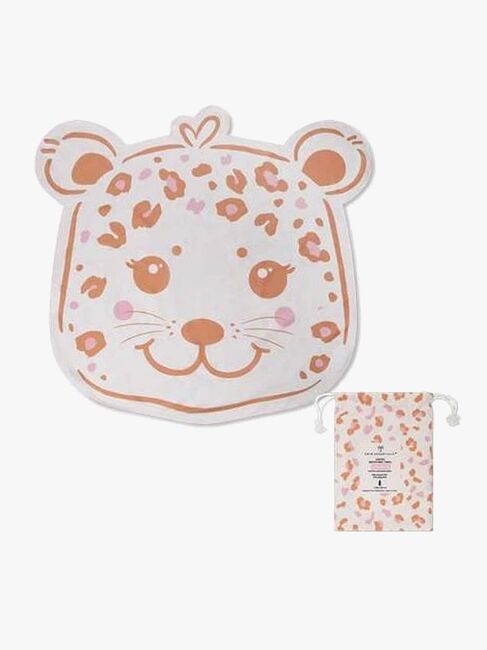 Swim Essentials Leopard Kylpypyyhe, Beige