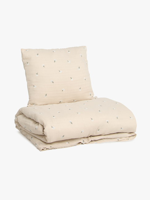 Alice & Fox TWIGGIE Pussilakanasetti Juniorisänky 150x210, Beige