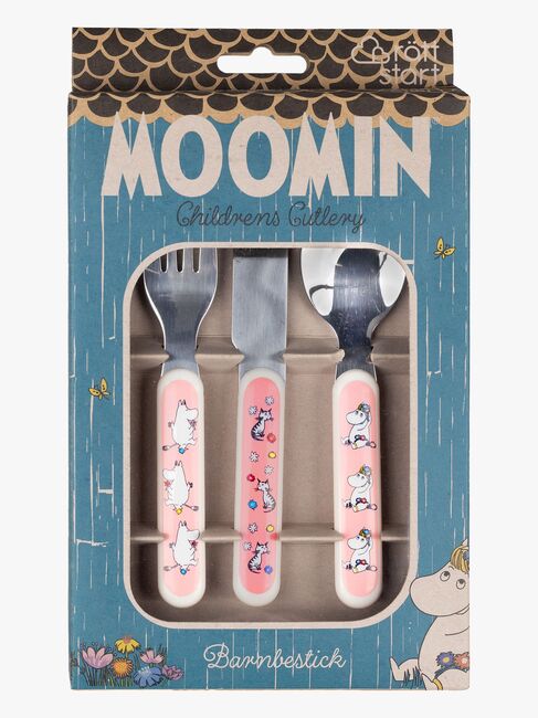 Muumi Niitty Lastenaterimet, Vaaleanpunainen