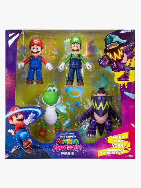 Super Mario Galaxy Movie Figuurisetti 4-pack