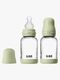 BIBS Slow Flow Lasi Tuttipullo Silikoni 2-pack 120 ml, Sage
