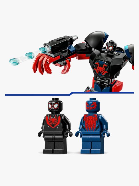 LEGO Super Heroes 76337 Miles Moralesin robotti vastaan Spider-Man 2099