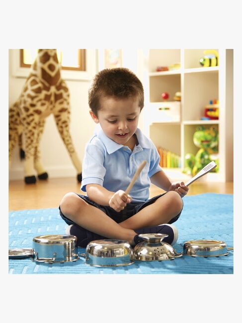 Melissa & Doug Keittiösetti Paistinpannut ja Kattilat 8 Osaa