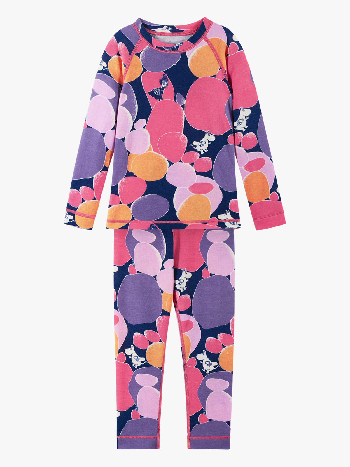 Reima Moomin Trivsam Aluskerrasto Merinovillasekoite, Soft Coral