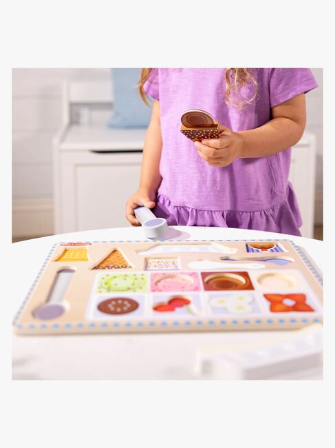 Melissa & Doug Magneettinen Palapeli & Leikkisetti Jäätelö 16