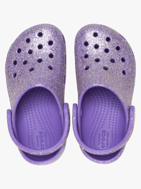 Crocs Classic Fantasy Glitter Kids Pistokkaat, Violetti