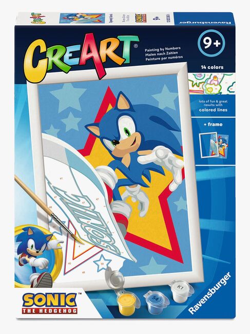Ravensburger CreArt Maalaussetti Speedy Sonic