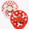 BIBS Studio Colour Polka Tutti 2-pack Lateksi Koko 2, Blossom/Candy Apple