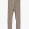 Wheat Agi Leggingsit Merinovilla, Khaki Melange