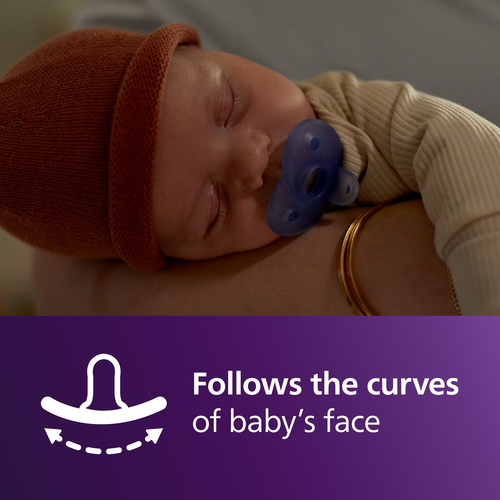 Philips Avent Soothie Tutti 0–6 kk 2-pack, Pink/Light Pink