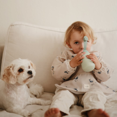 Mushie  Pitkähihainen Ruokalappu, Whales