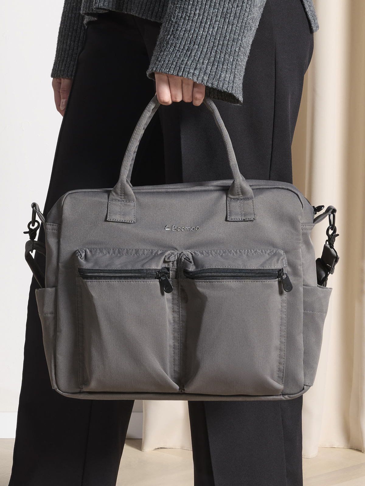 Beemoo Pro Hoitolaukku, Mocha Grey