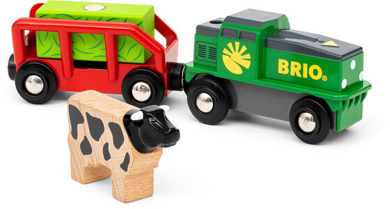 BRIO 36018 World Farm Akku Traktori