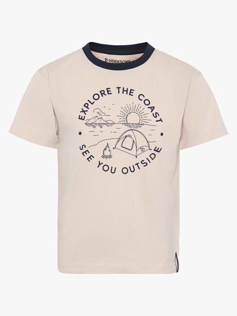 Didriksons Mynta T-paita, Sand Beige