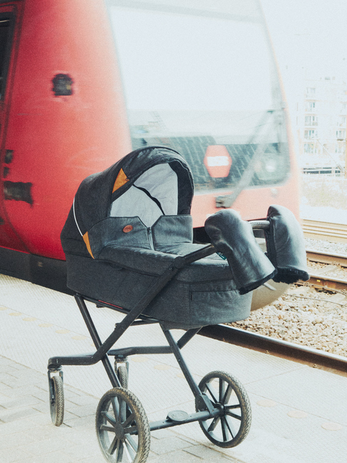 KONG.WALTHER Østerbro Lamb Vaunurukkaset, Black Night