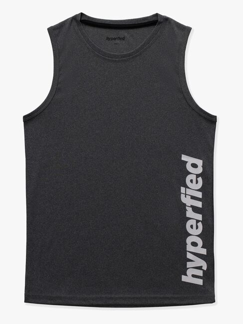 Hyperfied Bounce Topit, Black/Grey Melange/White