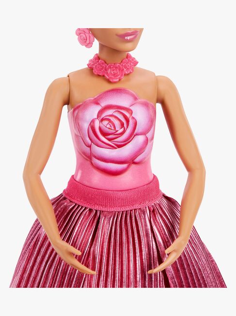 Barbie Petal Pop Flower Surprise Nukke Ruusu, Punainen