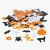 Creativ Company Halloween Paljetit, Black/Orange/White