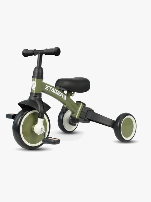 QPlay Stager 3-in-1 Muunneltava Kolmipyörä, Vihreä