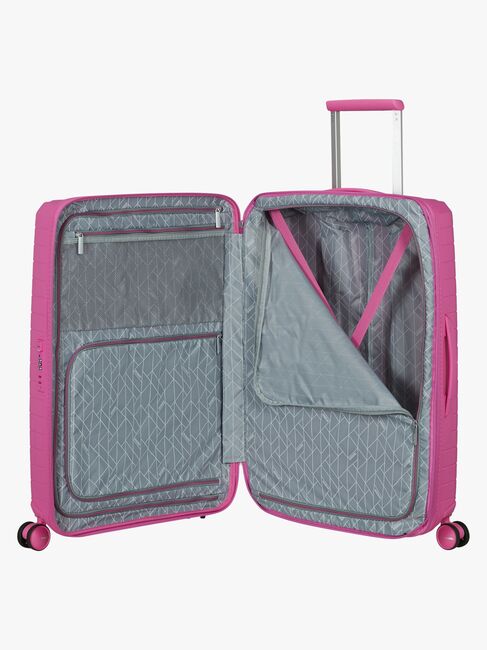 American Tourister FastForward Spinner Matkalaukku 67-77L, Electric Fuchsia