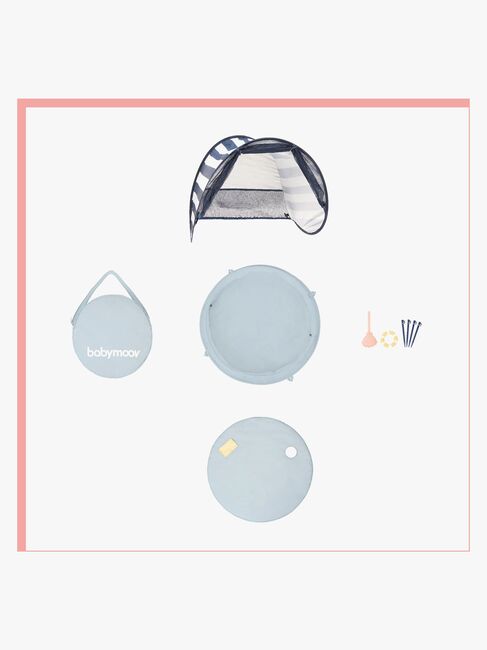 BabyMoov UV-Teltta, Blue/White