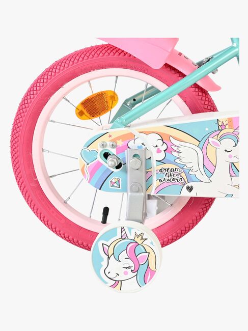 Volare Unicorn Polkupyörä 14'', Vihreä