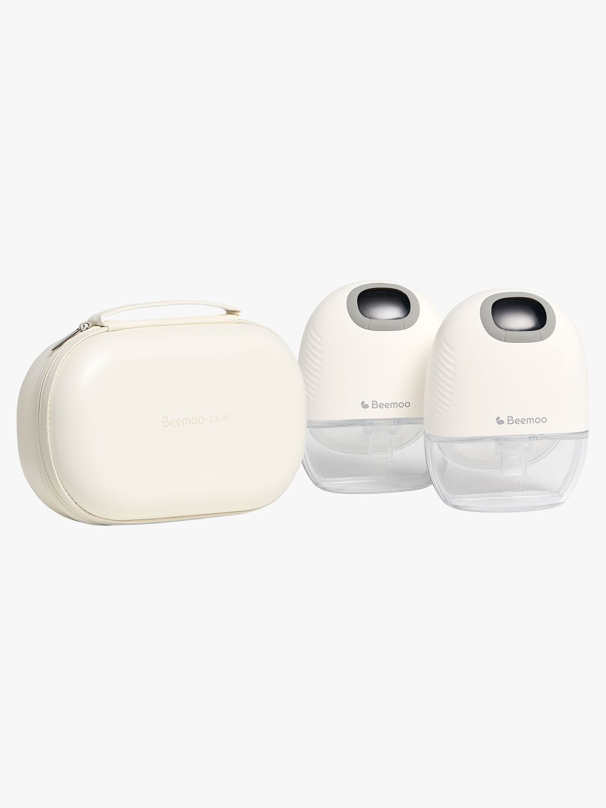 Beemoo CARE Wearable Slim Sähkökäyttöinen Rintapumppu Double + Kuljetuslaukku, White