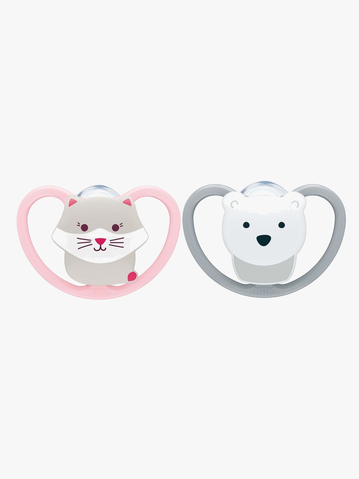 NUK Perfect Match Air Tutti 2-pack Koko 2, Cat/Polarbear