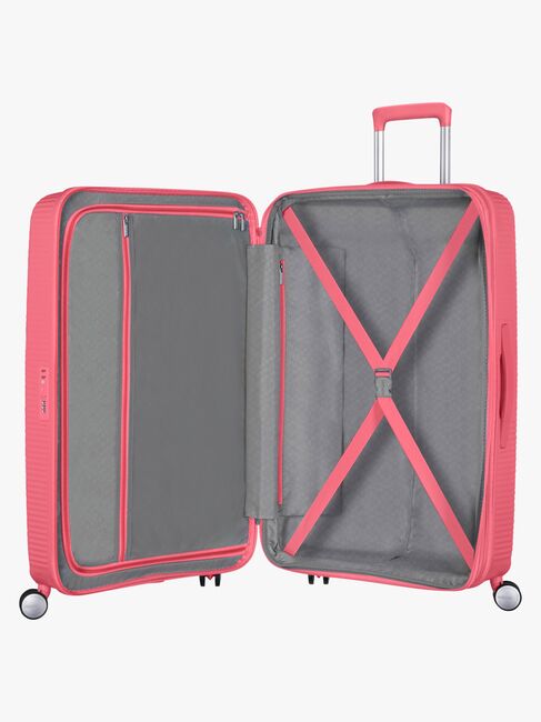 American Tourister Soundbox Spinner Matkalaukku 97L, Sun Kissed Coral