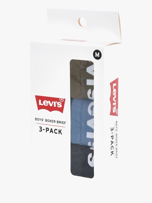 Levi's LHB Boxer Brief Alushousut 3-pack, Black