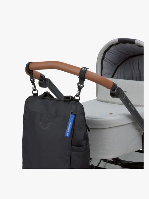 Lässig Conversion Hoitolaukku Reppu, Black