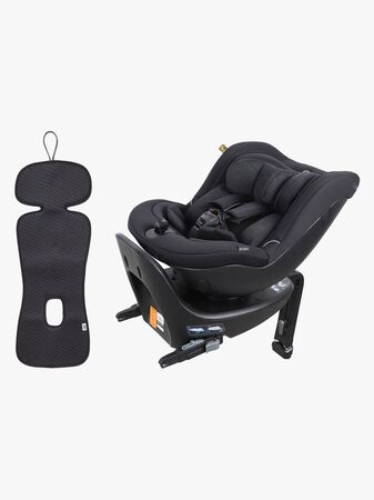 Beemoo Reverse i-Size Turvaistuin + Hengittävä Istuinpehmuste, Black Stone/Antracit