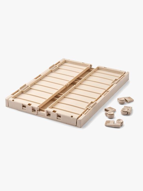 LIEWOOD Weston Säilytyslaatikko + Pyörät M, Sandy