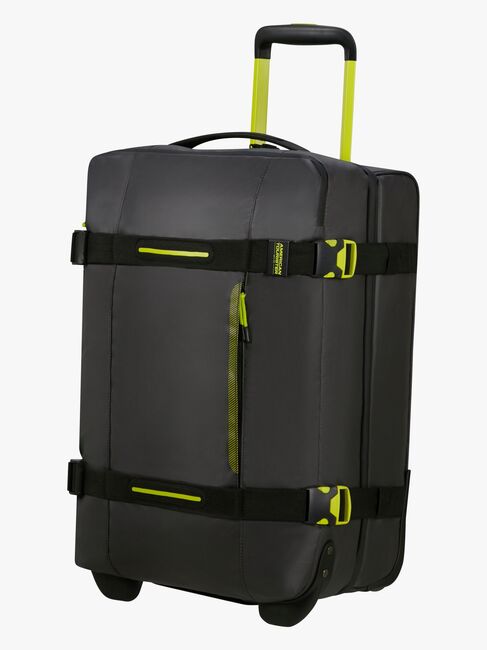 American Tourister Urban Track Duffle Matkalaukku 55L, Black/Lime