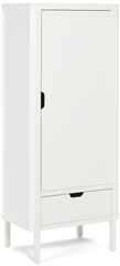 Sebra Vaatekaappi Single Door, Classic White