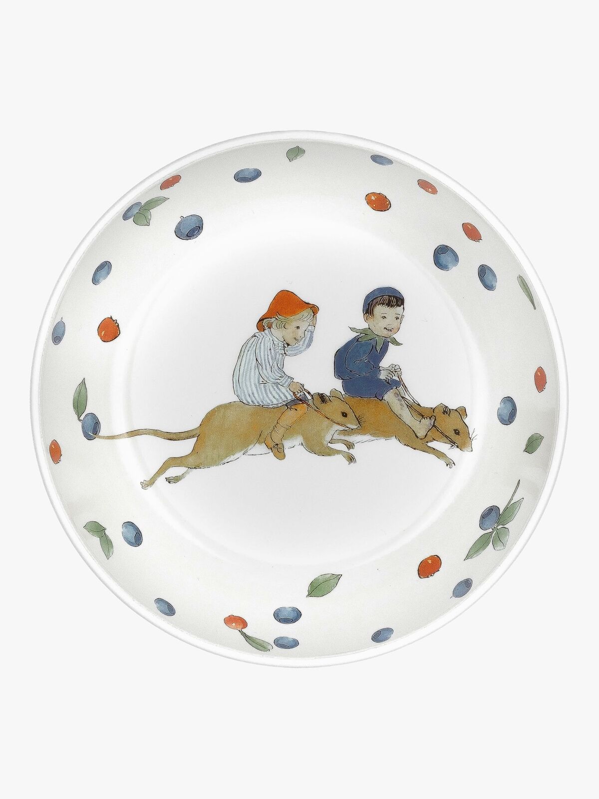 Elsa Beskow Pikku Puten Seikkailu Mustikkametsässä  Suuri Kulho