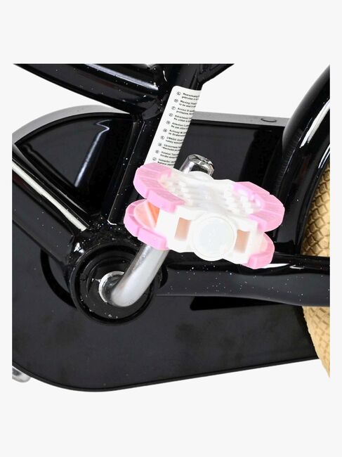 Volare Excellent Polkupyörä + Kori 12'', Musta