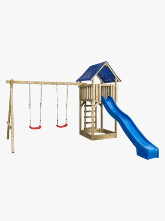 Swing King Jonas Leikkiteline + Sininen Liukumäki