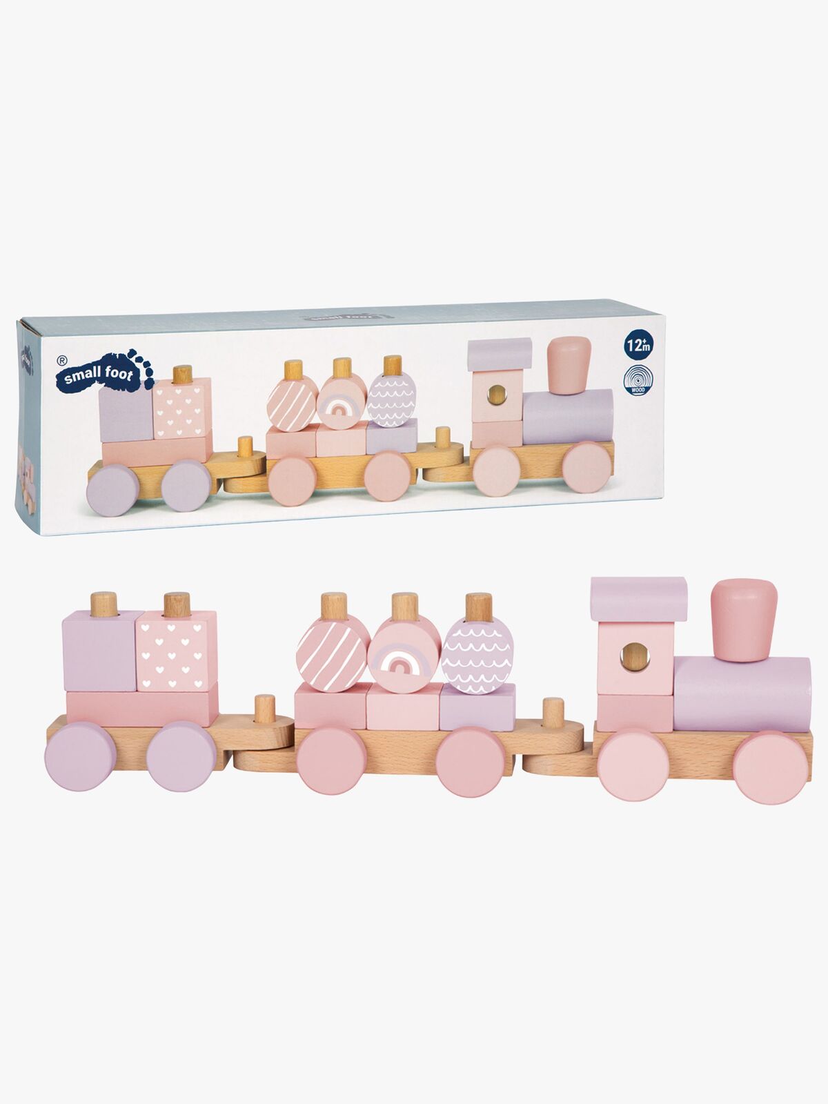 Small Foot Palikkajuna, Vaaleanpunainen