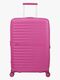 American Tourister FastForward Spinner Matkalaukku 67-77L, Electric Fuchsia