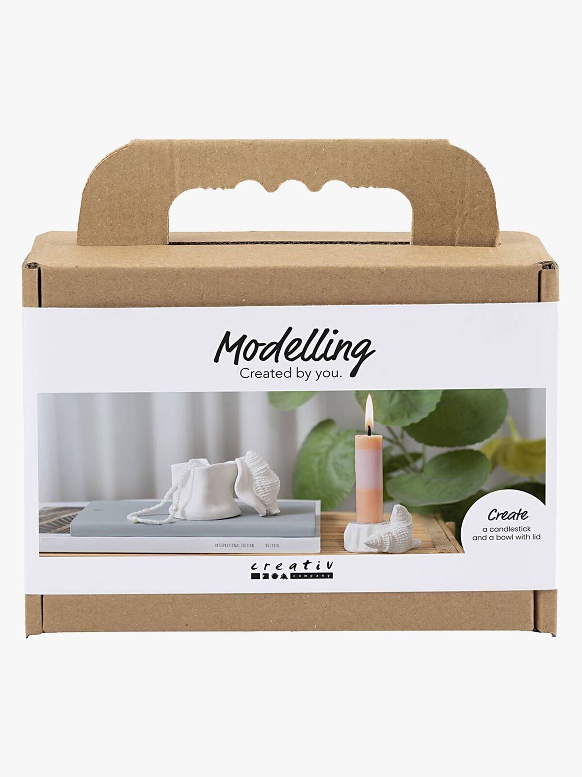 Creativ Company Askartelusetti Muovailu Kynttilänjalka