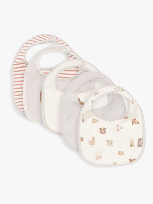 Jollein Bandana Kuolalappu Vedenpitävä 5-pack, Animal Friends