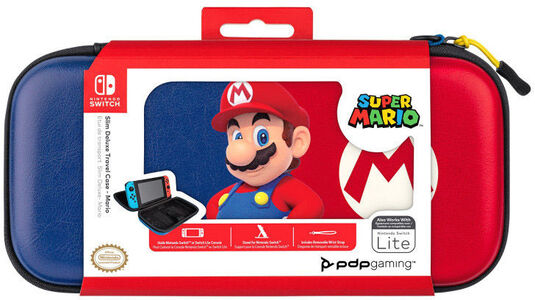 PDP Super Mario Nintendo Switch Slim Deluxe Säilytyskotelo 