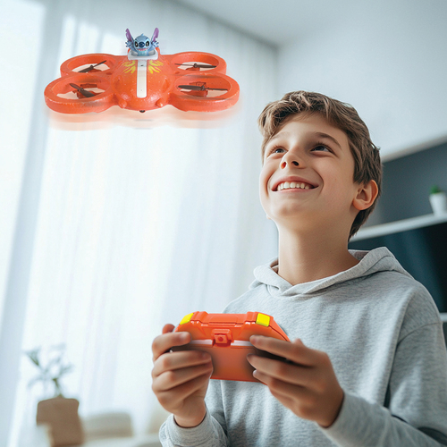 Disney Stitch Kauko-ohjattava Lentävä UFO + Valot