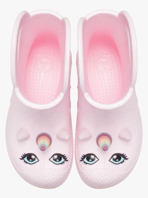 Crocs Handle It Unicorn Kumisaappaat, Pink Milk