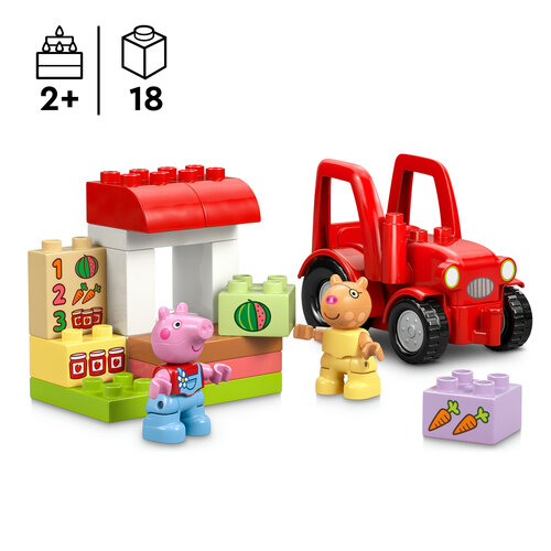 LEGO DUPLO Peppa Pig 10468 Traktori ja torikoju