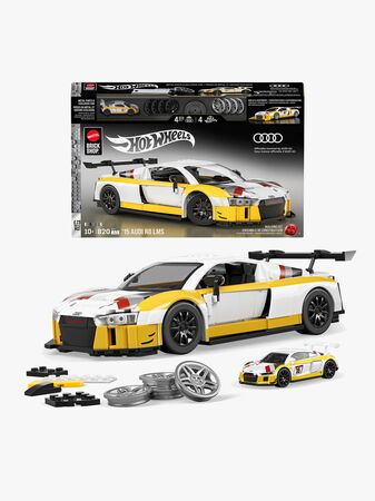 Mattel Brick Shop Hot Wheels Elite Series Rakennussarja ’15 Audi R8 LMS 820 Osaa