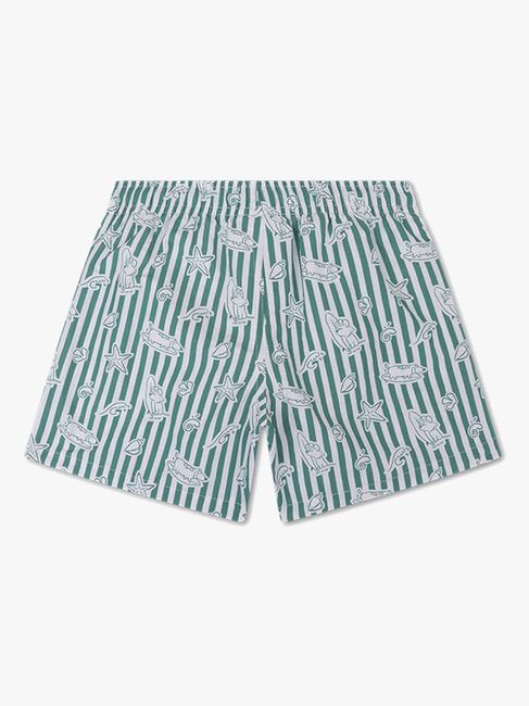 Swim Essentials Uimashortsit, Surf Dogs Green
